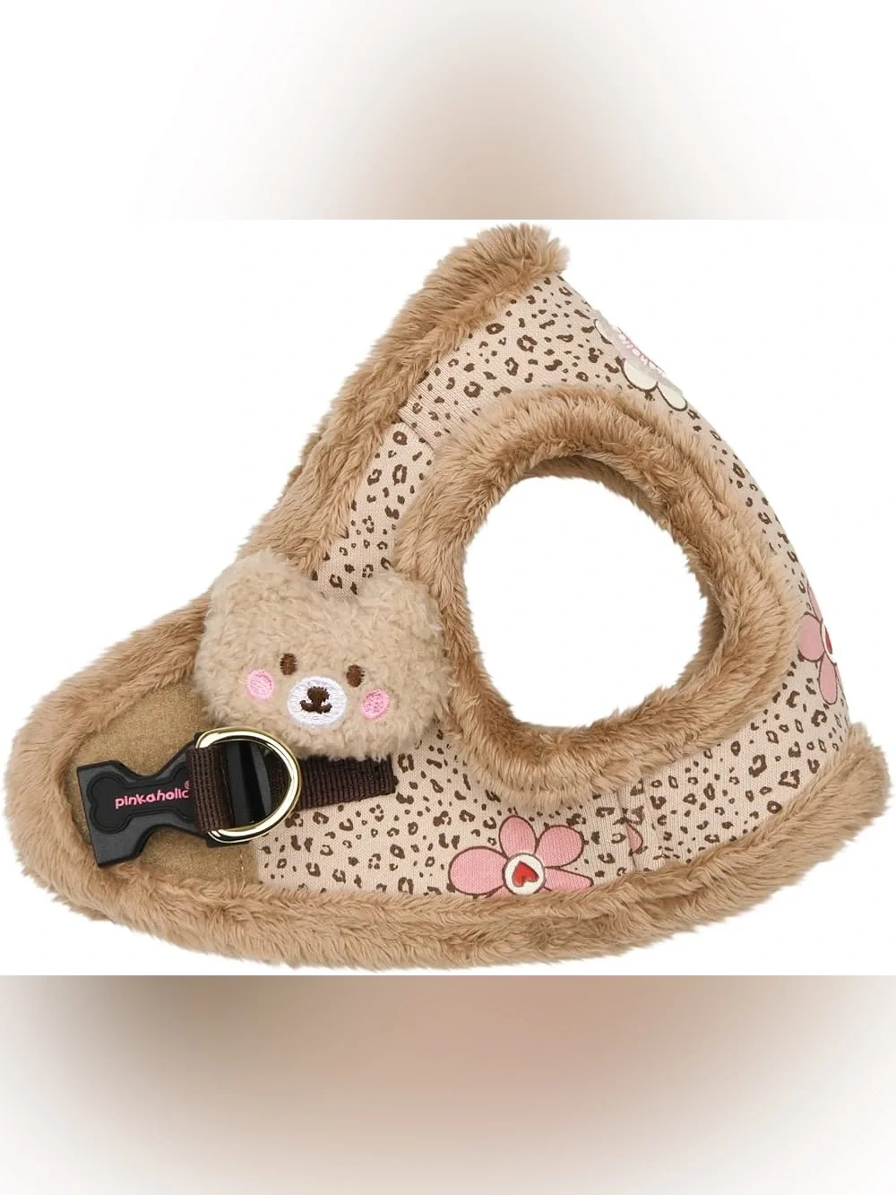 NWT PINKAHOLIC PLUSH DOG HARNESS
